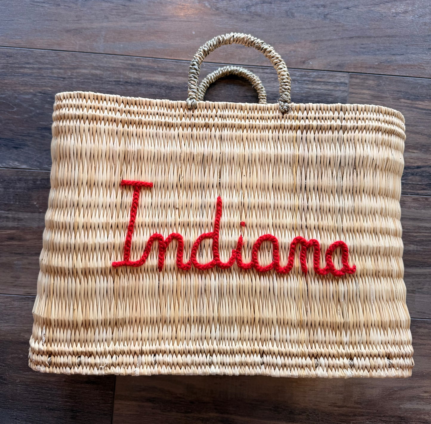 “Indiana” Rattan Bag