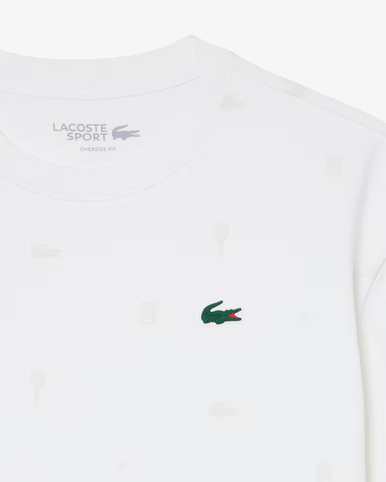 Oversized Ultra Dry Tennis T-Shirt- white