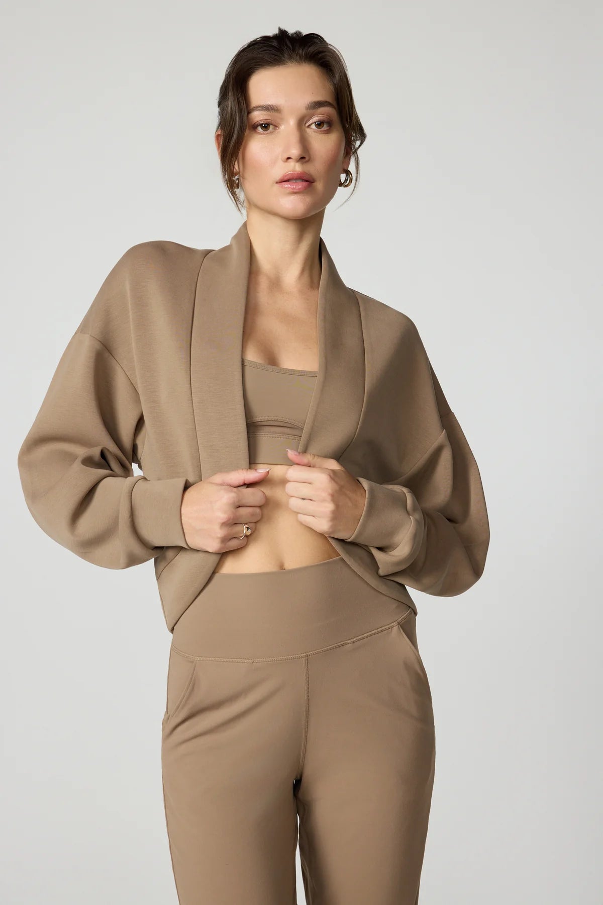 Dreamweave Shrug- Caribou