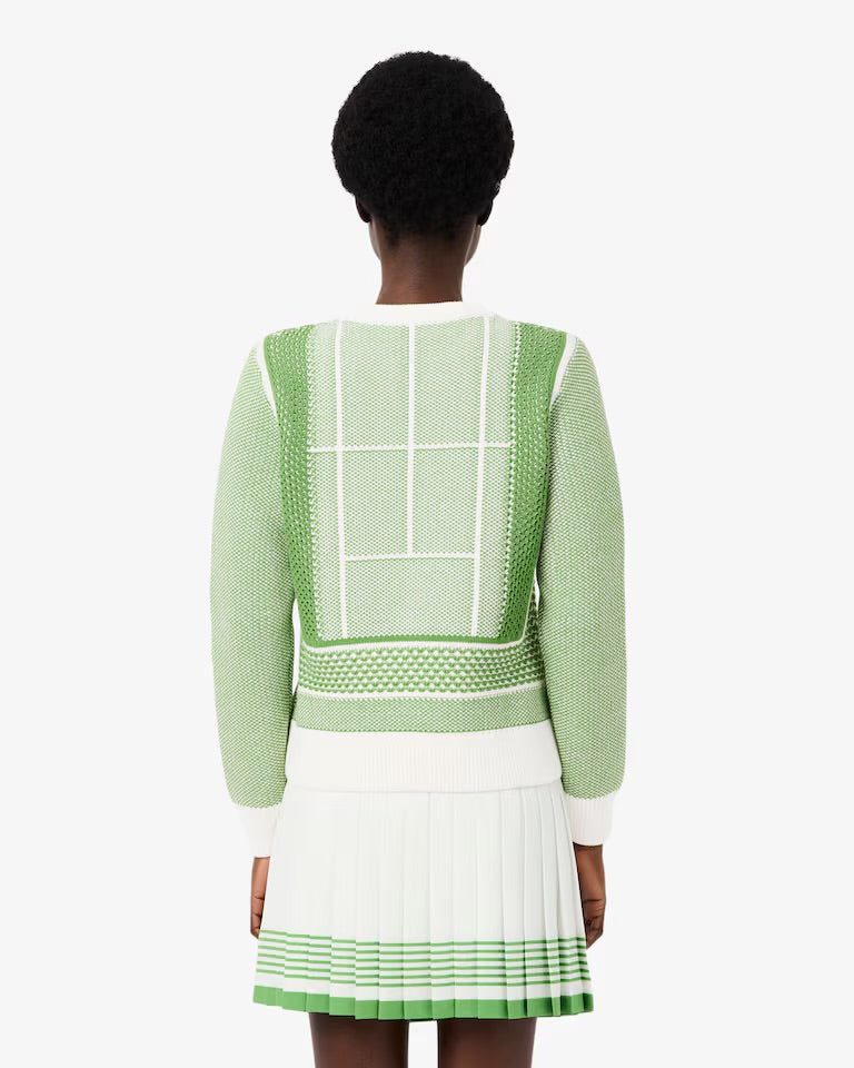 Tennis Court Graphic Sweater