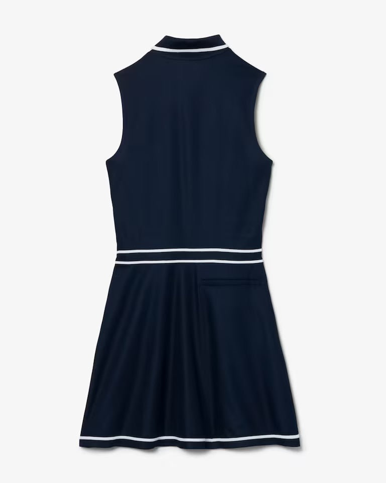 Women's Ultra Dry Heritage Trim Golf Dress- Navy