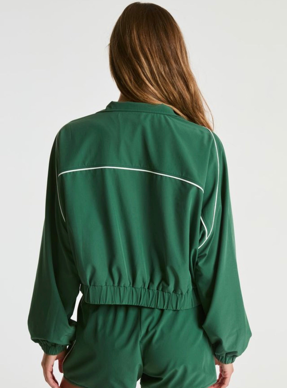 Year Tennis Windbreaker- Turf/White