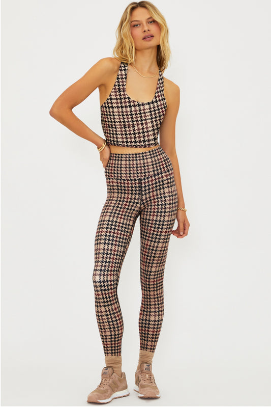Piper Legging- Midnight Houndstooth