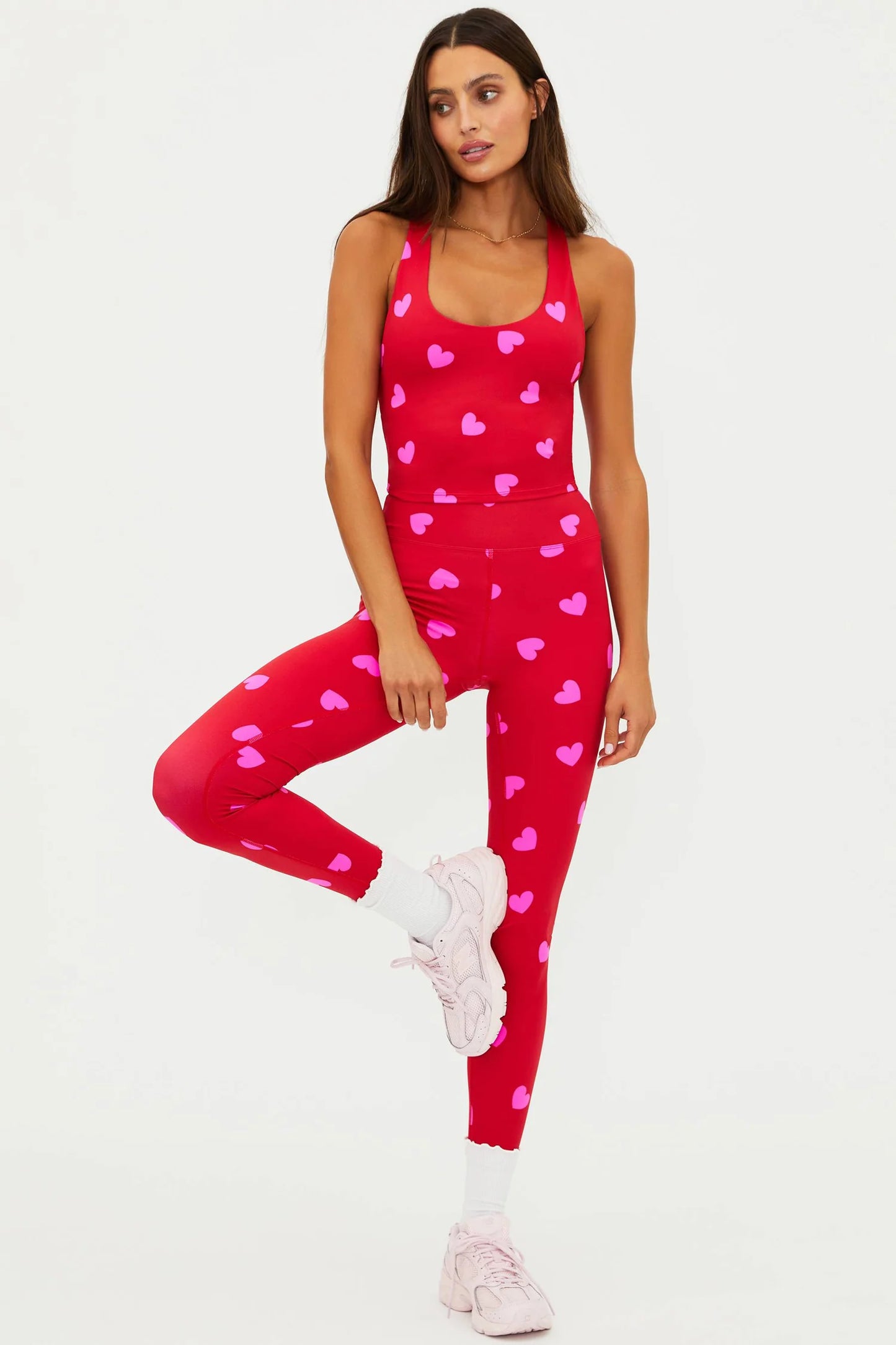 Piper Legging Royal Red Hearts