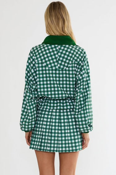 Irina Skirt- Fairway Check