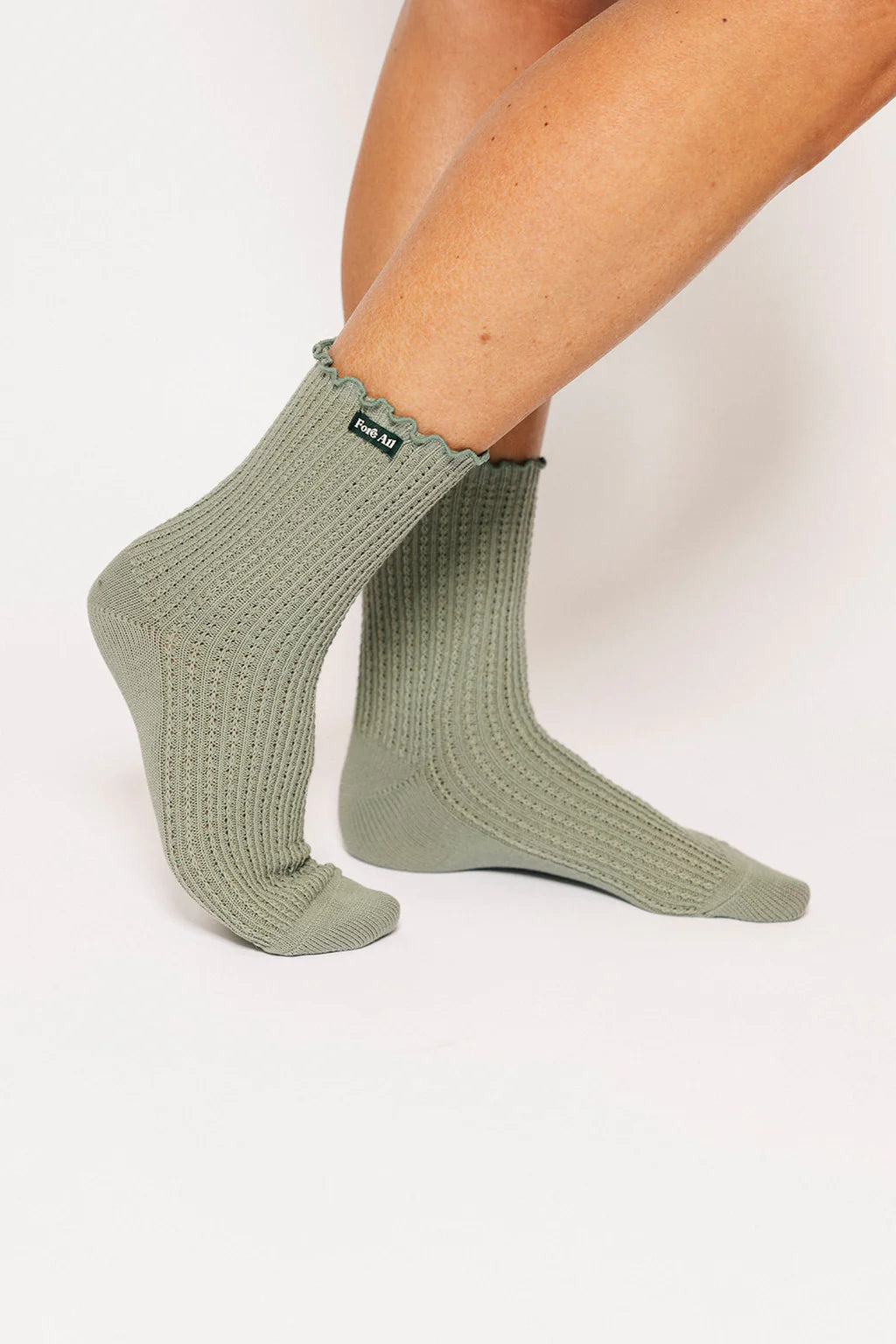 Reef Ruffle Sock-Sea