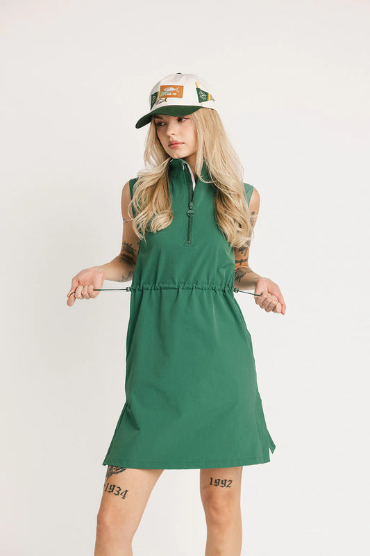 Anchor Dress- Green