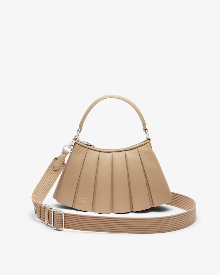 Small Lenglen Leather Bag-Viennois