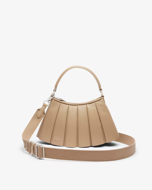 Small Lenglen Leather Bag-Viennois