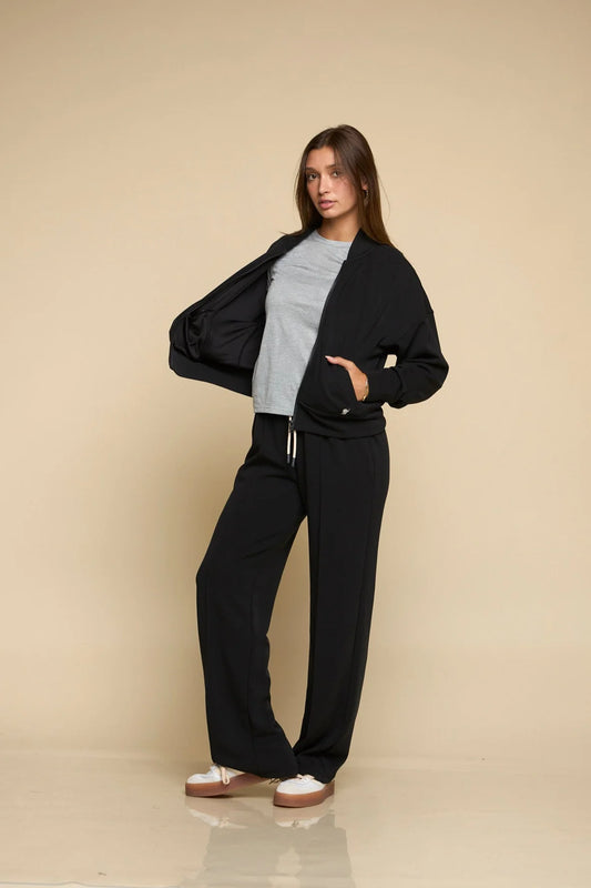 Later On Jacket- Black