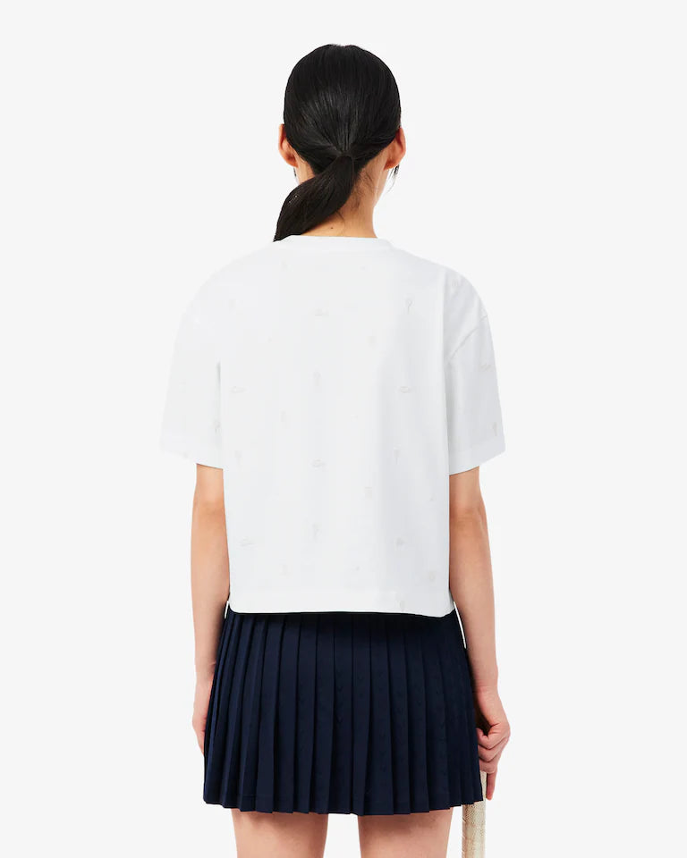 Oversized Ultra Dry Tennis T-Shirt- white