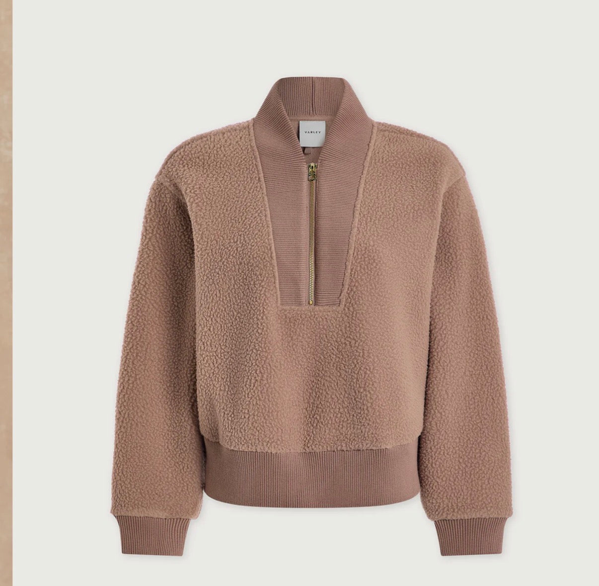 Mumford Half-Zip Fleece- Ginger Snap