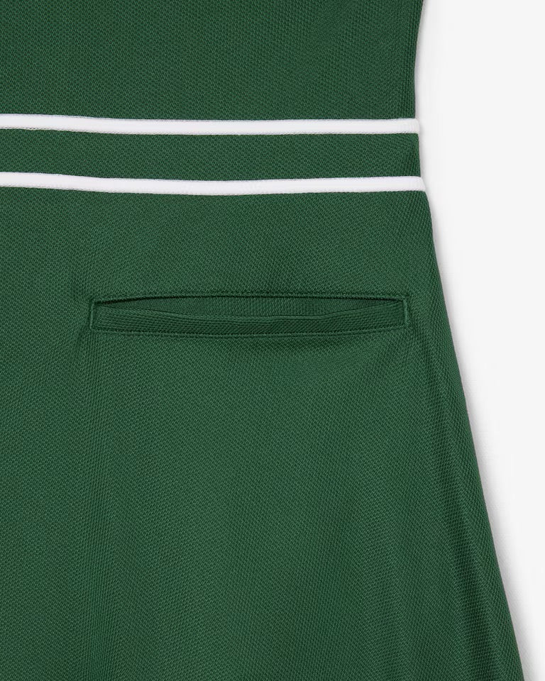 Women's Ultra Dry Heritage Trim Golf Dress- Green