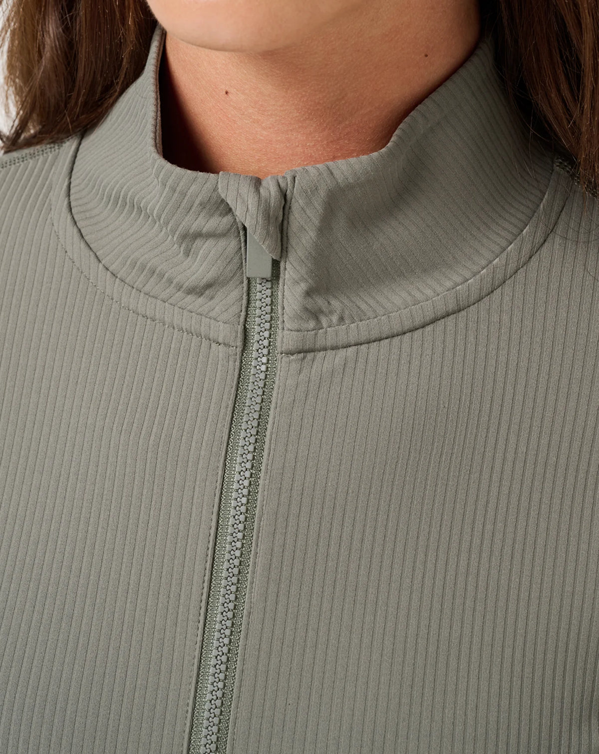 Pulse Half Zip-Olive Smoke
