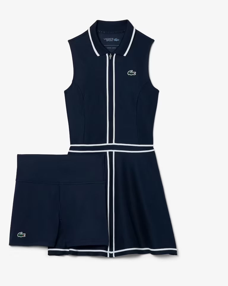 Women's Ultra Dry Heritage Trim Golf Dress- Navy