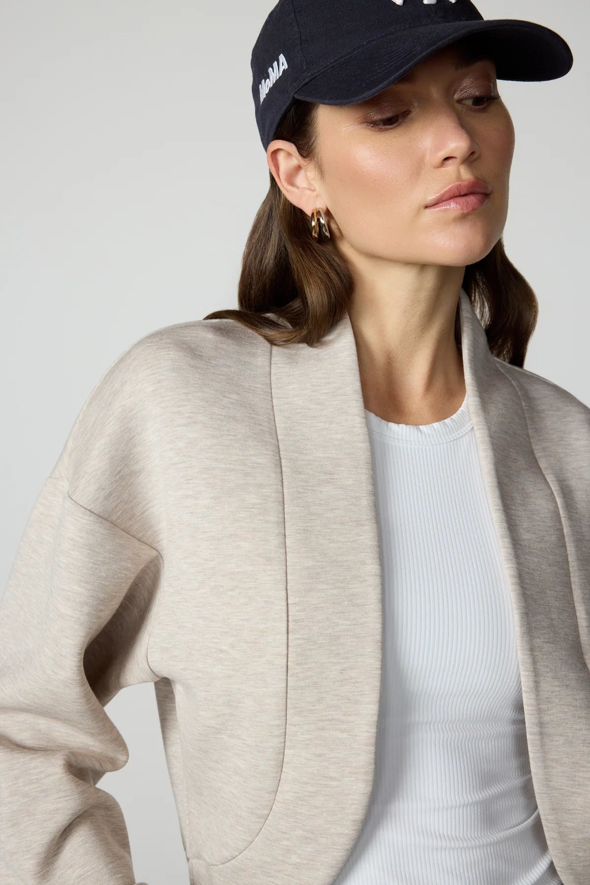 Dreamweave Shrug-Heather island fossil