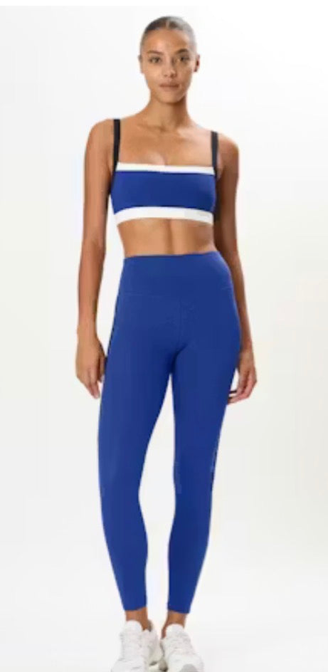 Clare High Waist Rigor 7/8- Cobalt/black