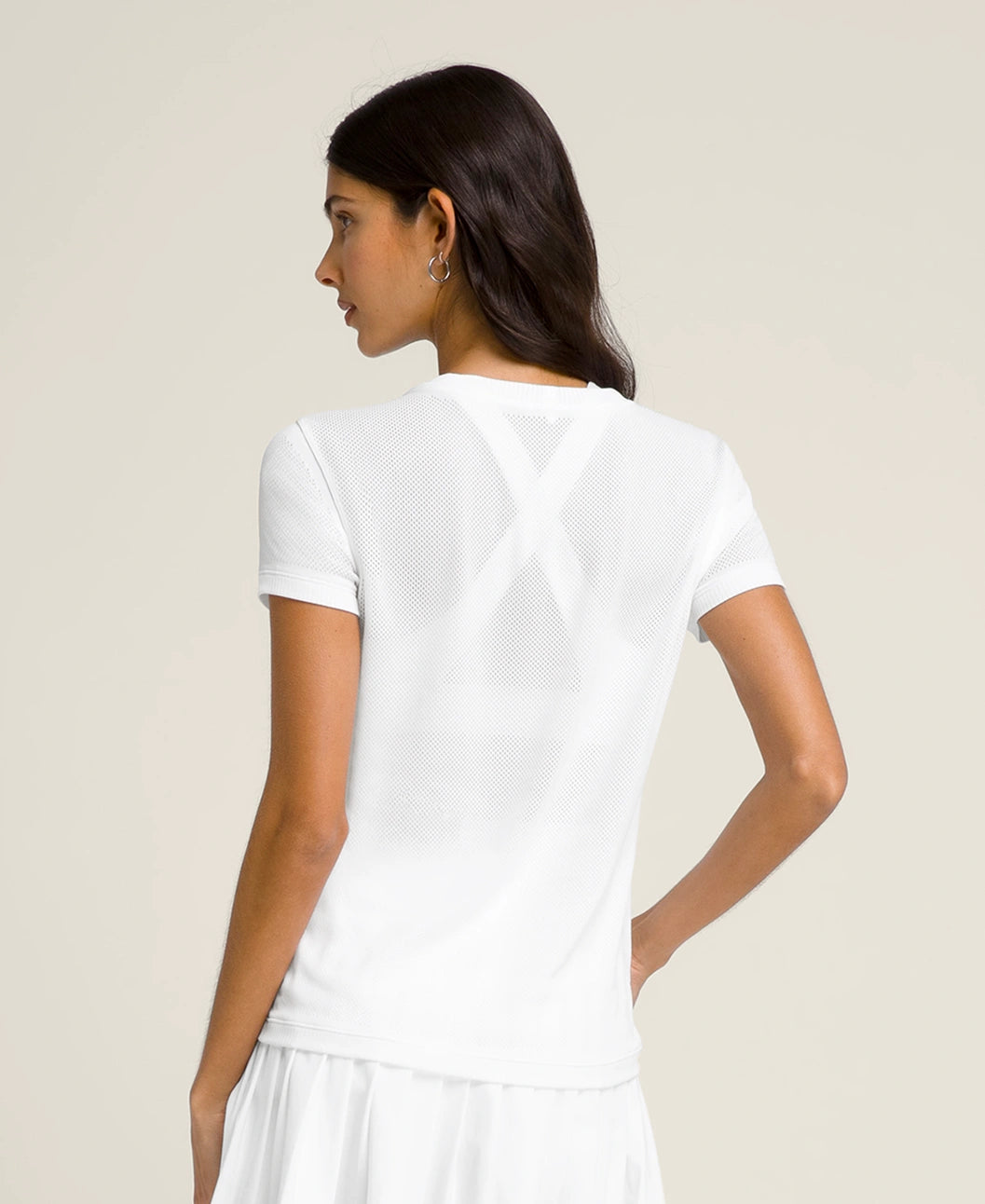 Pro Seamless Tee- white