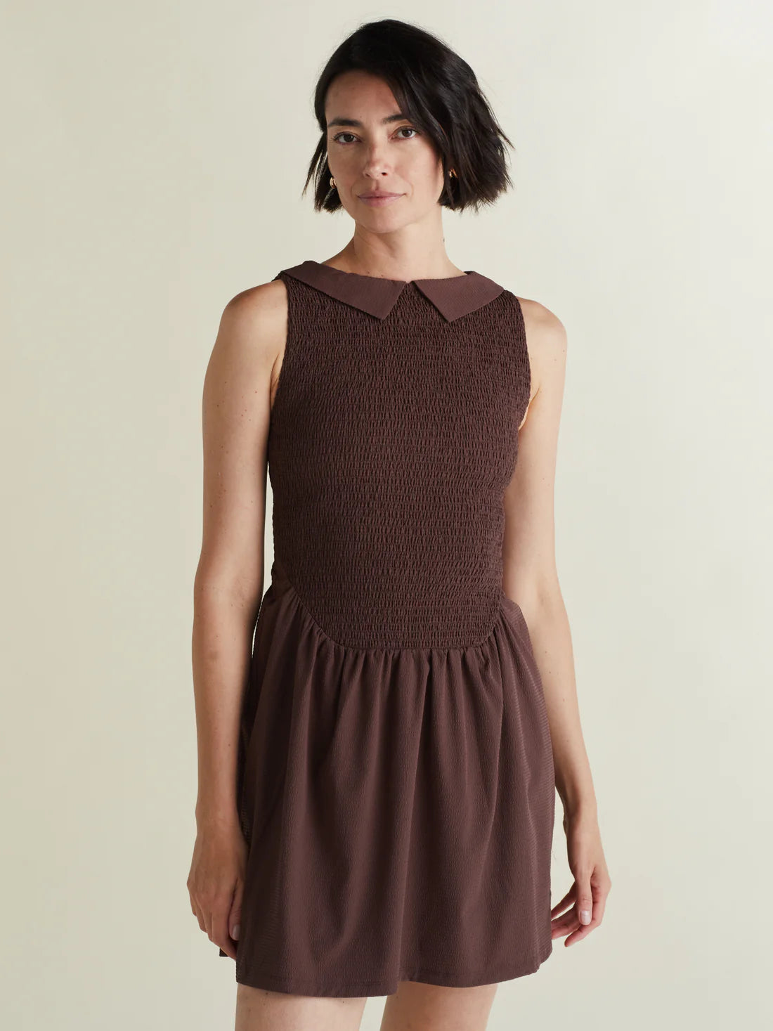 Heron Dress-Umber
