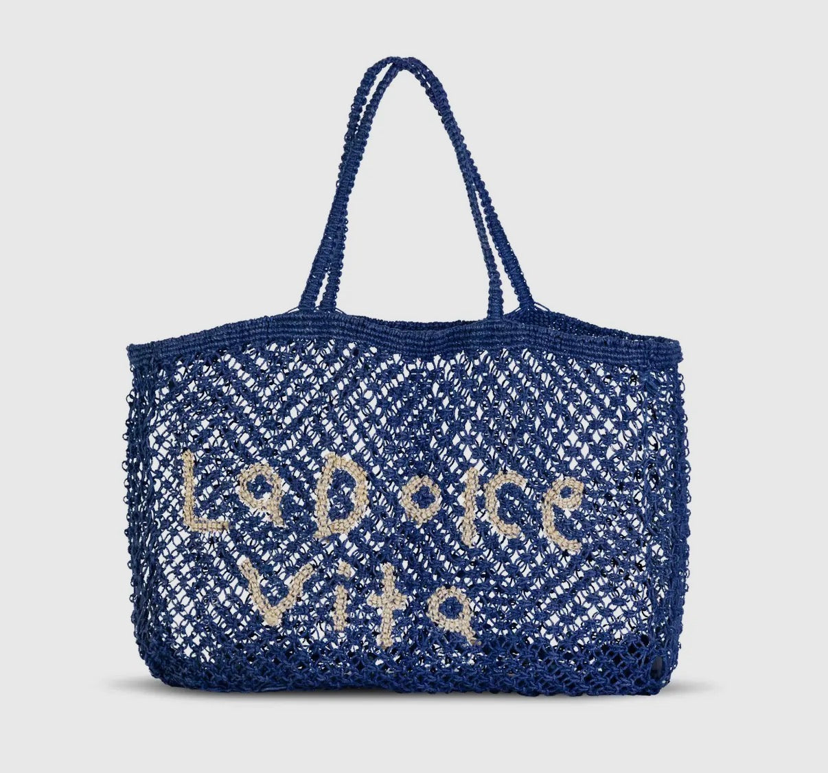La Dolce Vita Woven Tote