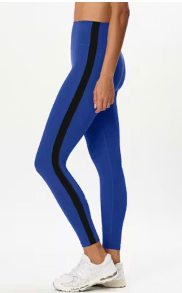 Clare High Waist Rigor 7/8- Cobalt/black
