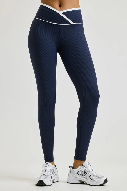 Ribbed Two-Toned Veronica Legging