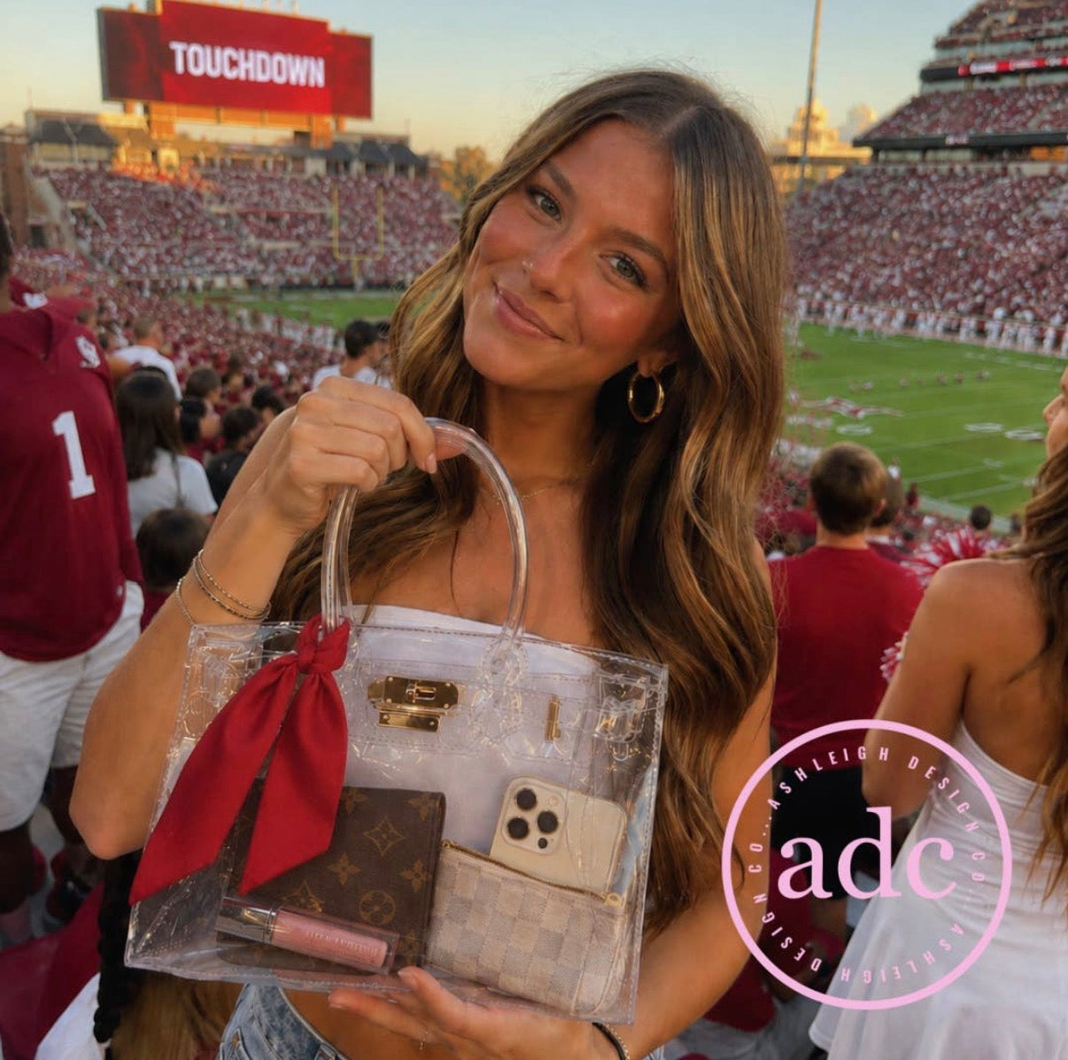 Clear Stadium “Birkin” Tote