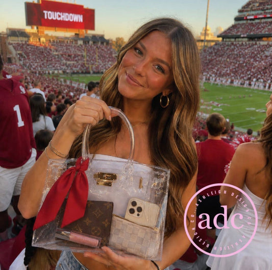 Clear Stadium “Birkin” Tote