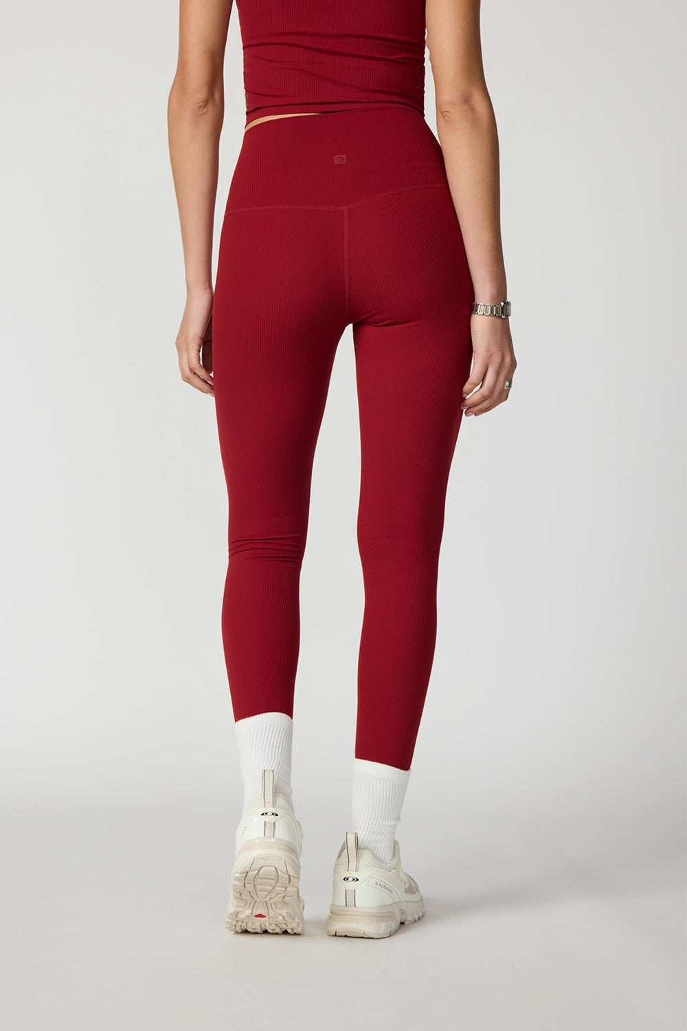 Ribbed Legging- Merlot