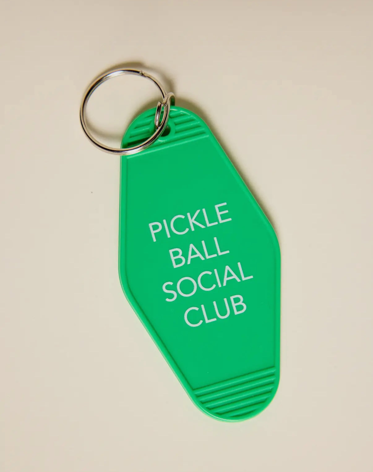 Clubhouse Pickle Ball Keychain
