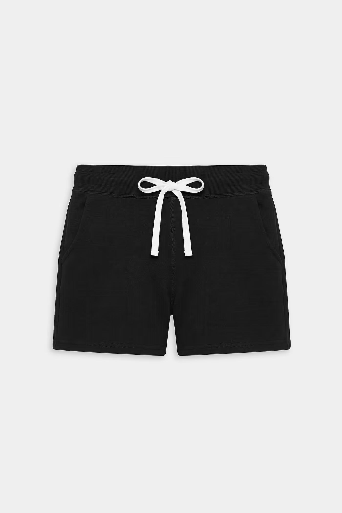 Reena Fleece Sweatshort-Black