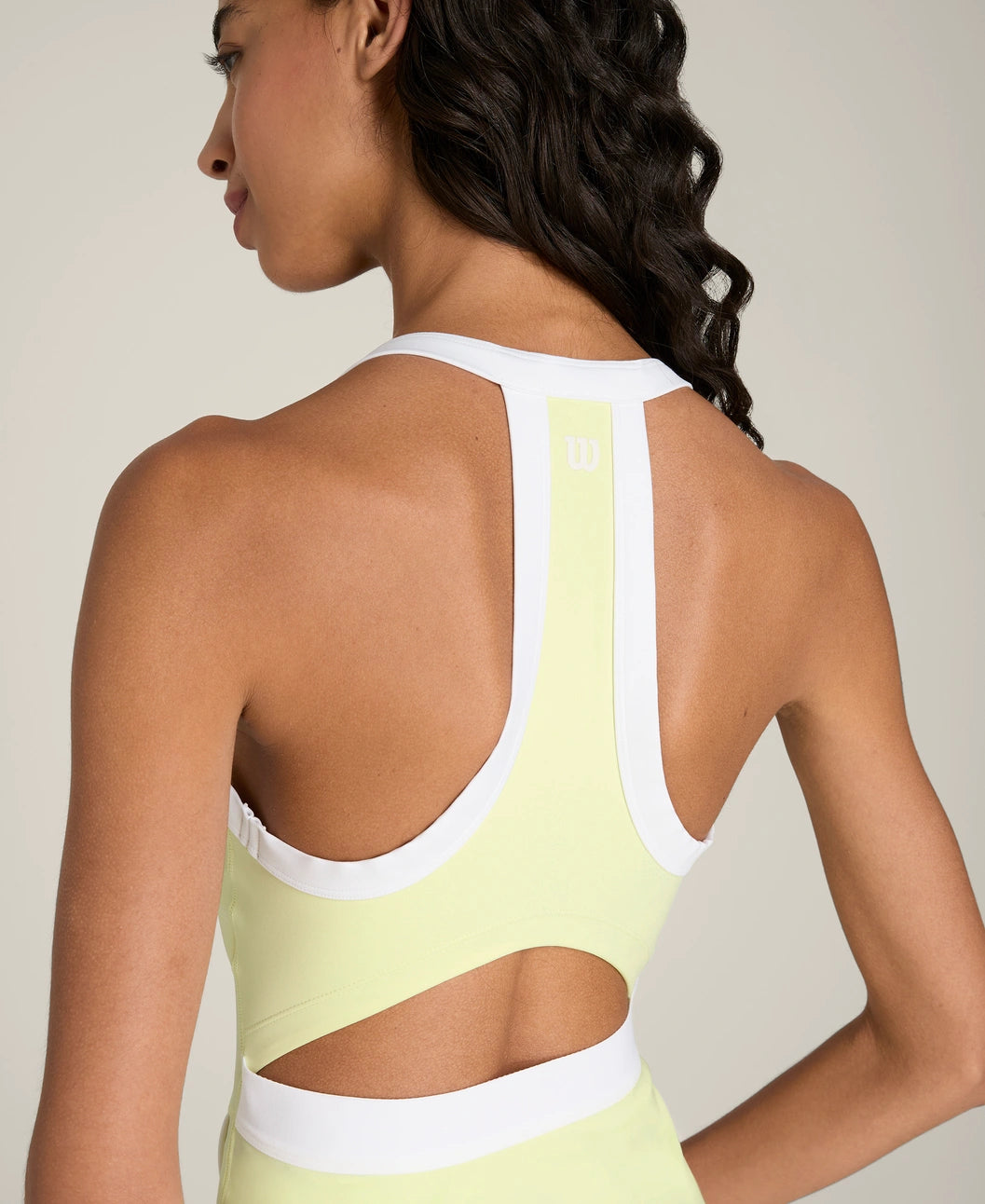 Rally Halter Dress- tender yellow