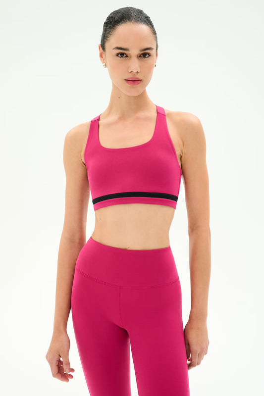 Miles Rigor Bra- Sangria/Black