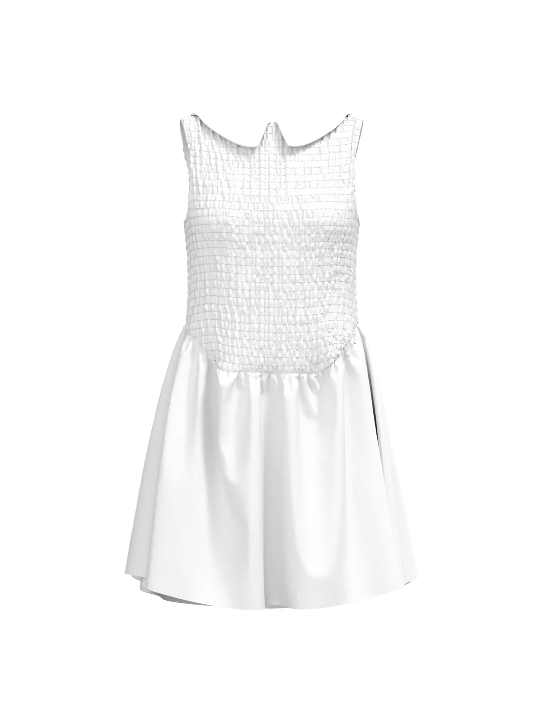 Heron Dress-White