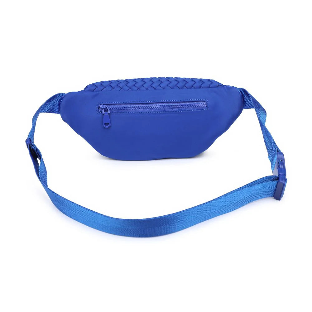 Aim High Woven Neoprene Belt Bag- Royal blue