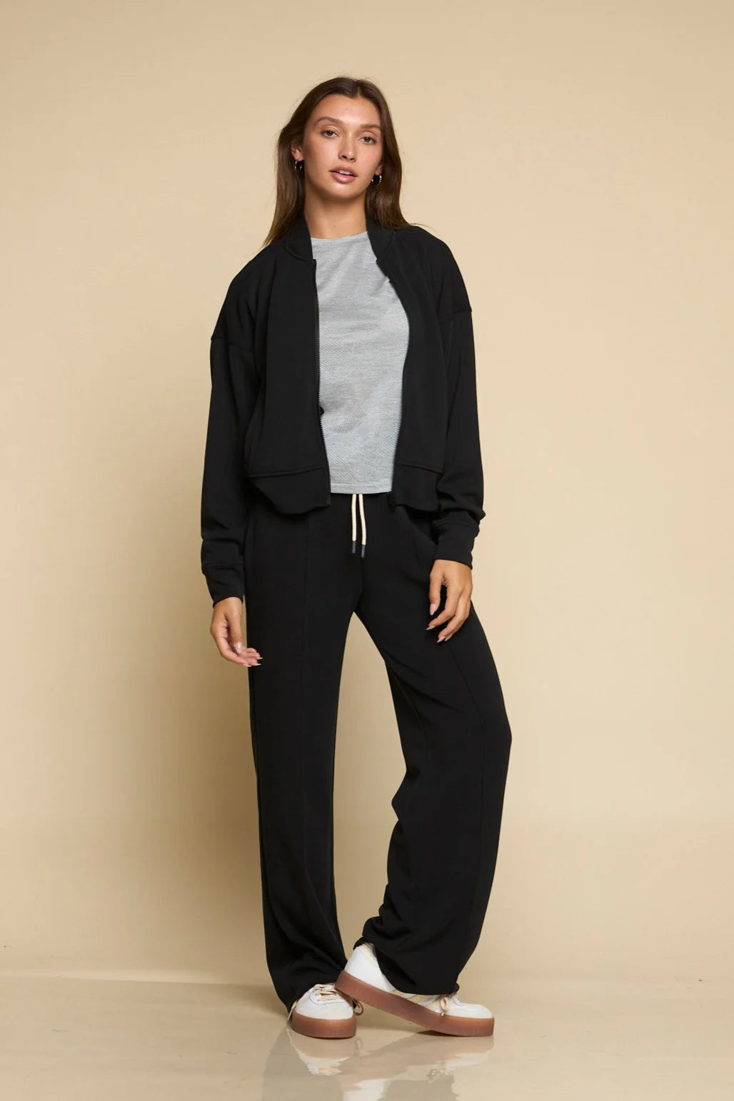 Later On Jacket- Black