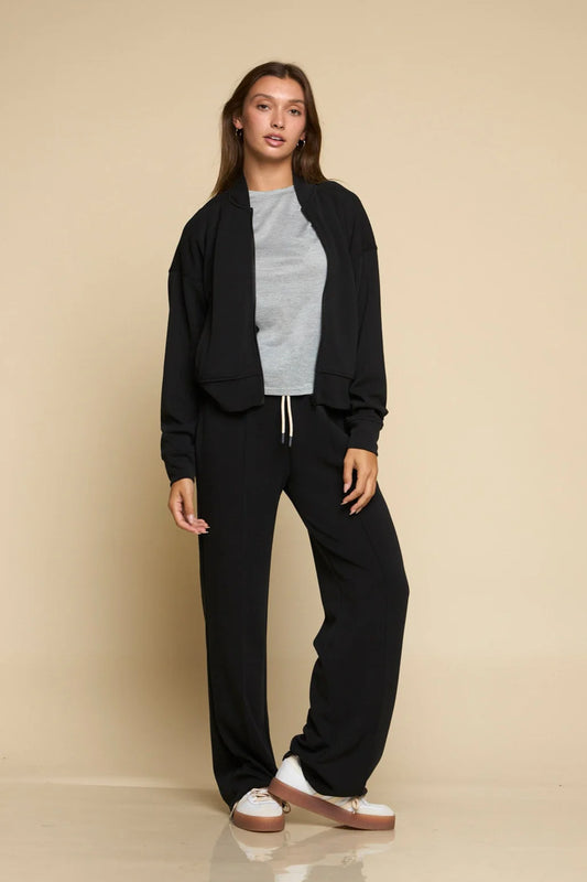 Later On Jacket- Black