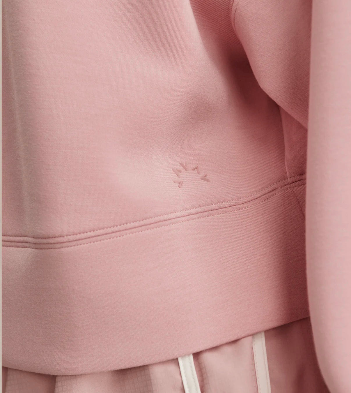 Tasmin Cropped Sweat- Zephyr Mauve