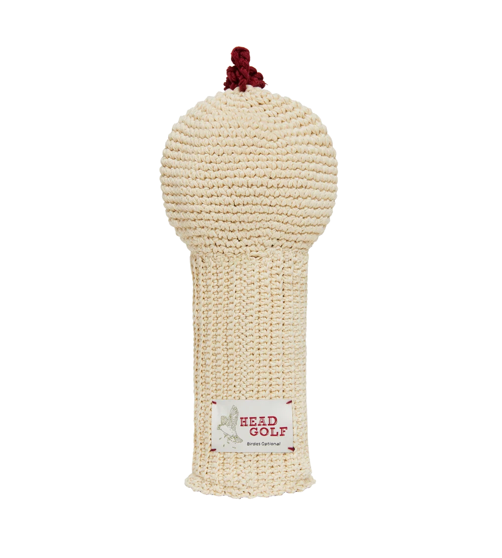 Chicken crochet golf cover