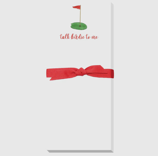 Talk “birdie” to me Skinny Notepad