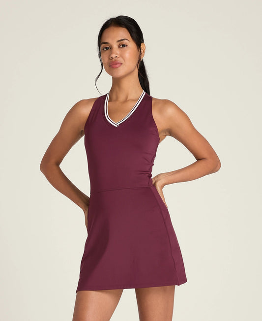 Tiebreaker Dress- Port Royale
