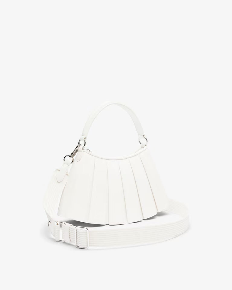 Small Lenglen Leather Bag-CRISTALLINE