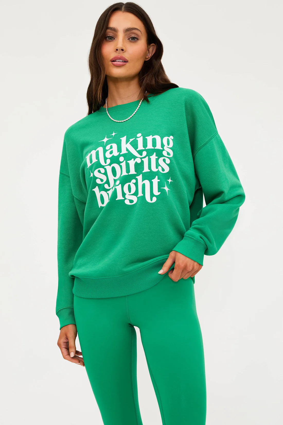 Devyn Oversized Sweatshirt Frosted Fir