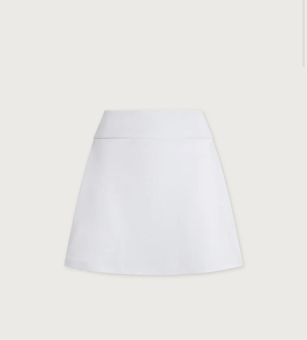 Tani High-Rise Skort 14"- white
