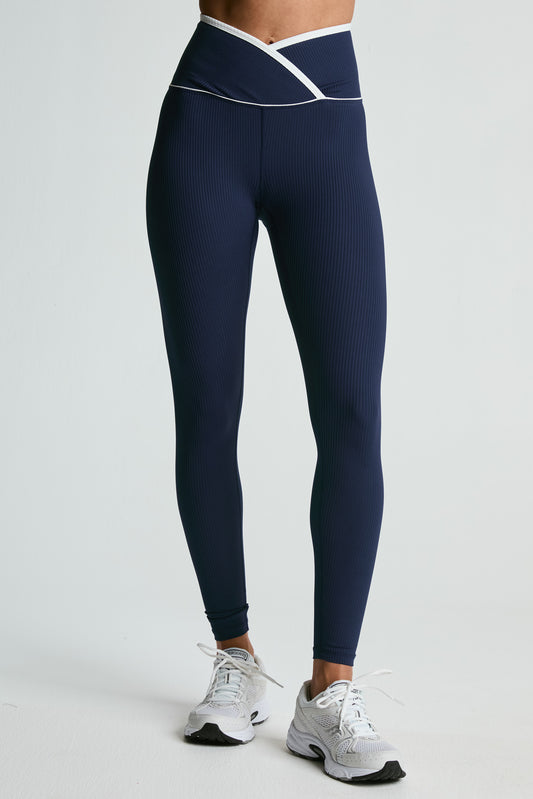 Ribbed two toned Veronica Legging