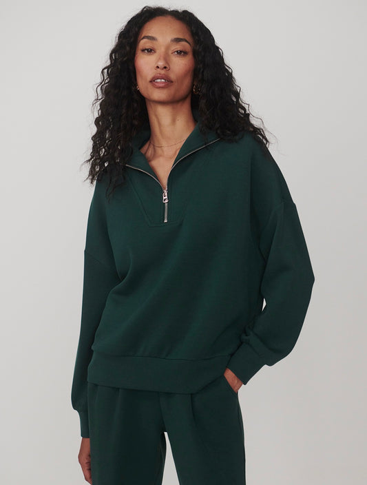 Hawley Half- Zip- Ponderosa Pine