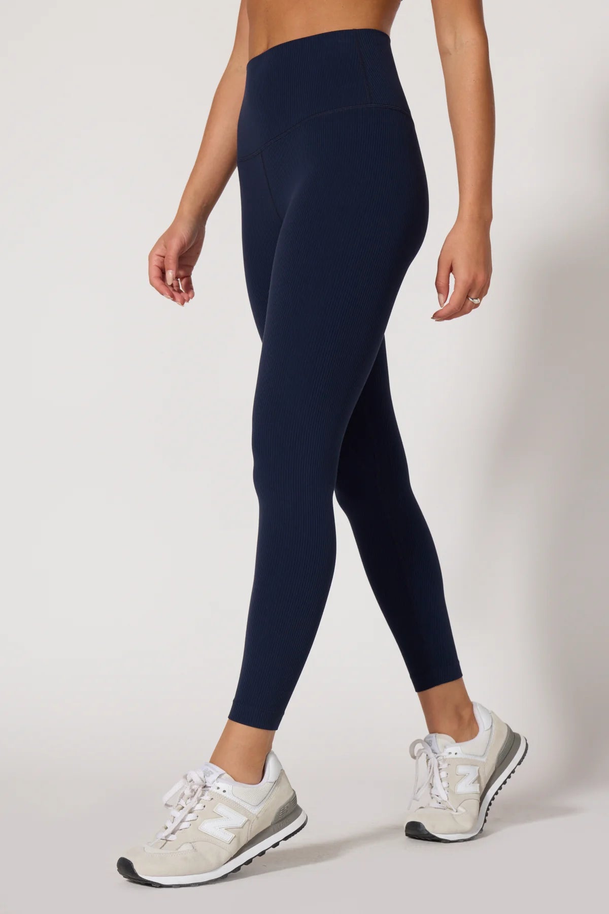Ribbed Legging- Navy Blazer