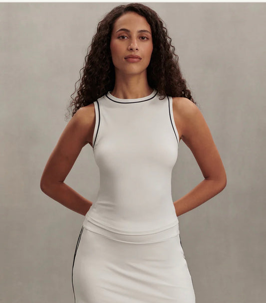 Lettie Tank-White