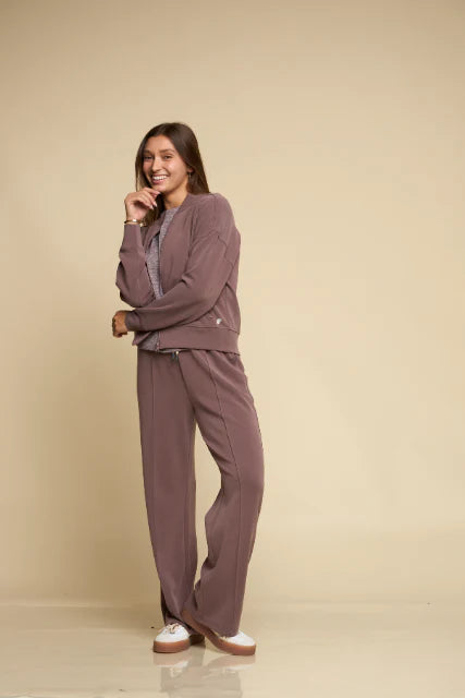 Later On - Wide Leg Pant- Anise