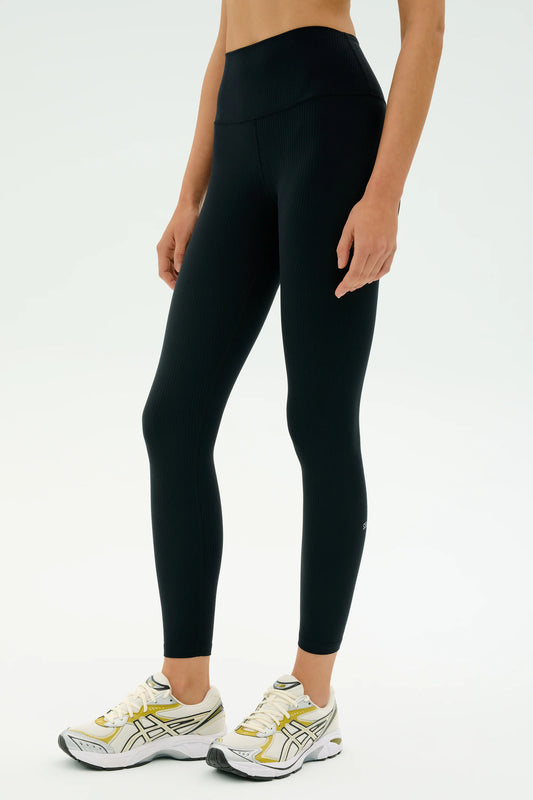 Airweight Rib High Waist 7/8 - Black